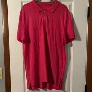 St. John's Bay Pink Polo Shirt for Men